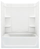 Sterling  Ensemble 73"x60"x31.25" Vikrell Tub/Shower