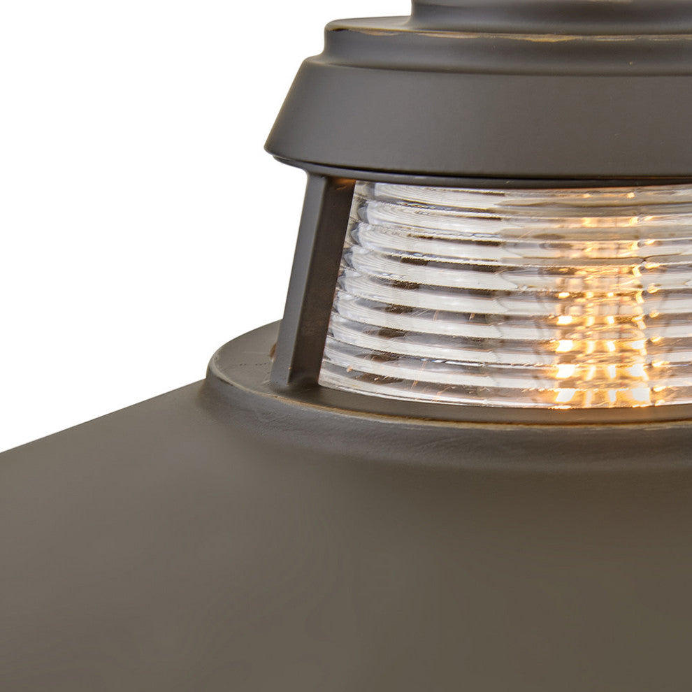 Hinkley Troyer Medium Post Mount Lantern, Oil Rubbed Bronze