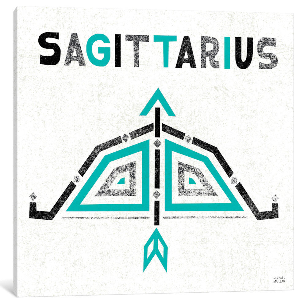 "Zodiac Sagittarius" by Michael Mullan, 18x18x1.5