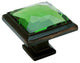 Cosmas 5883ORB-EM Oil Rubbed Bronze Cabinet Knob With Emerald Glass, Set of 10