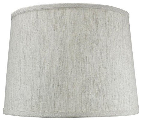 Textured Oatmeal Drum Shade 12x14x10