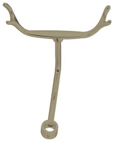 Kingston Brass Shower Pole Holder, Brushed Nickel