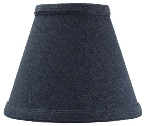 Parchment Chandelier Candle, Textured Slate Blue
