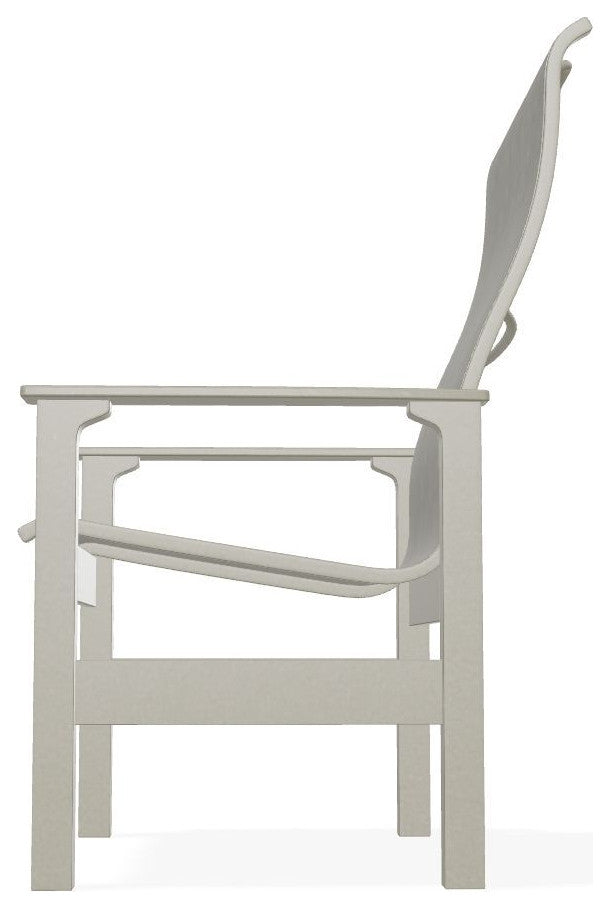 Leeward Sling Outdoor Armchair, Burke/Storm