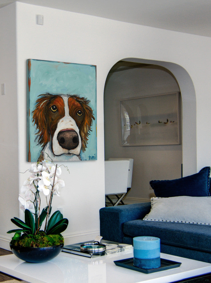 "What " Painting Print on Canvas by Tori Campisi