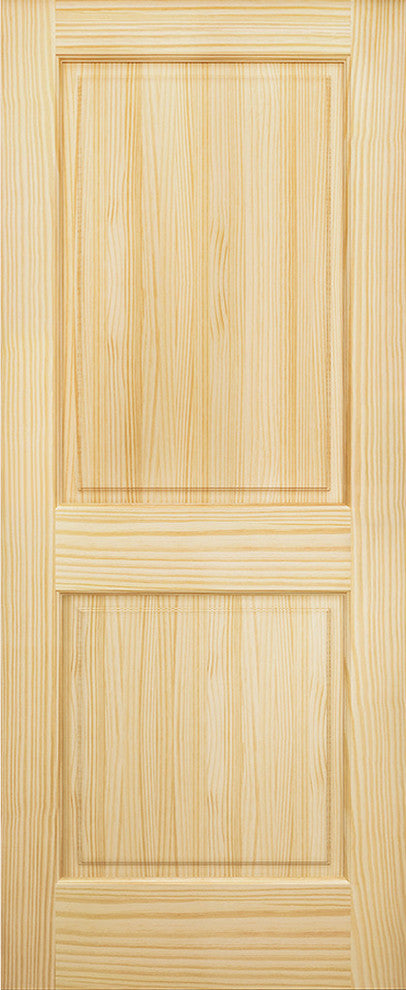 Interior Door, Colonial 2-Panel, Square, 1.375"x32"x80"