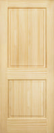 Interior Door, Colonial 2-Panel, Square, 1.375"x32"x80"