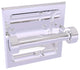Continental Recessed Toilet Tissue Holder Groovy Accents, Polished Chrome