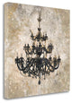 "Onyx Chandelier" By Marta G. Wiley, Giclee Print on Gallery Wrap Canvas