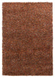 Astrid Contemporary Area Rug, Orange, 7'9"x10'6" Rectangle