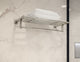 Duro 22 inch Towel Shelf with Mounting Hardware, Satin Nickel