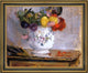 Berthe Morisot Dahlias Framed Premium Canvas Print, 20"x25"