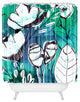 Deny Designs Cayenablanca Abstract Garden Shower Curtain