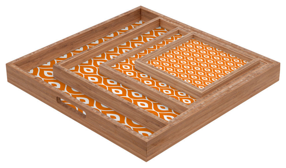 Aimee St Hill Leela Orange Square Tray