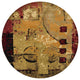 Nirvana Contemporary Area Rug, 7'9" Round