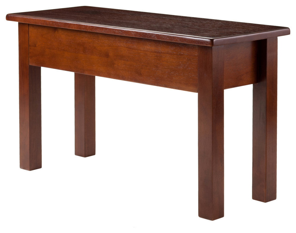 Emmett Bench with Seat Storage, Walnut
