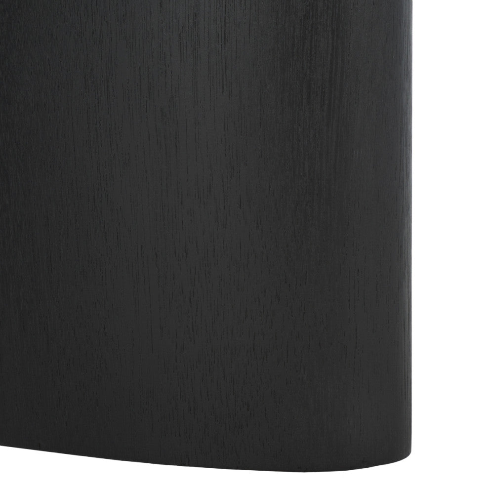 Safavieh Couture Barnard Oval Wood Coffee Table, Black