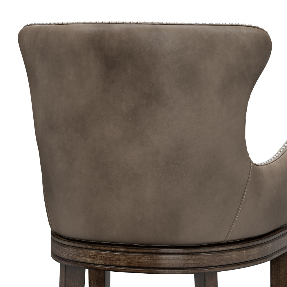 Hillsdale  Caydena Swivel Stool, Taupe, Barstool