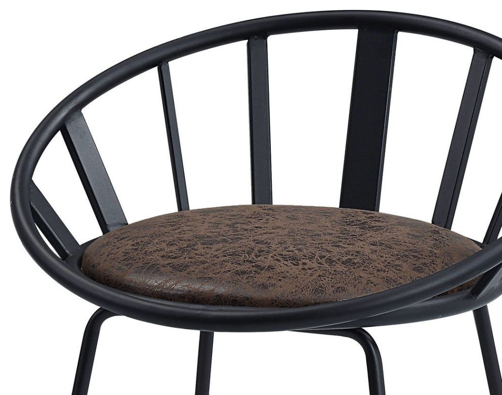 Zudora Counter Height Chair (Set-2)