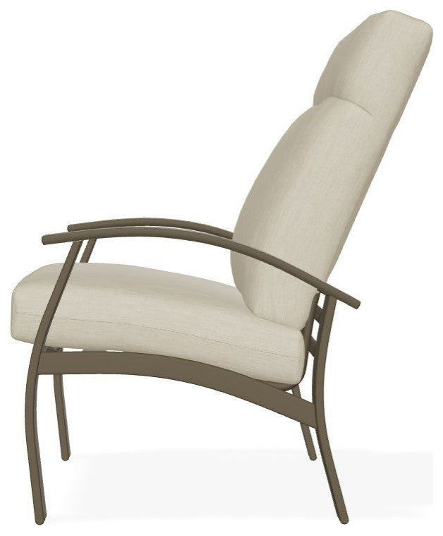 Belle Isle Cushion Outdoor Armchair, Huskie/Beachwood