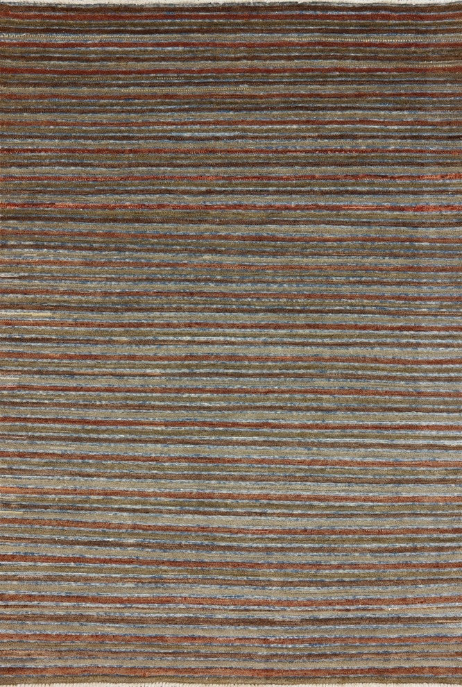 Persian Gabbeh 5'x7' Hand Knotted Oriental Area Rug, W2204