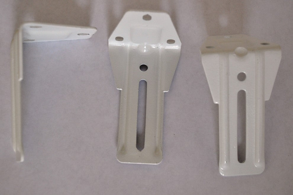 10 Piece "L" Shape Single Support Metal Bracket Set