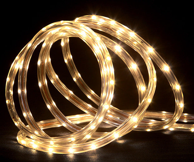 Commercial LED Indoor/Outdoor Christmas Linear Tape Lighting, Warm White, 100'