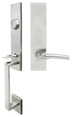 Phoenix Lever, Tubular Dummy Handleset, Right Hand, Satin Stainless Steel