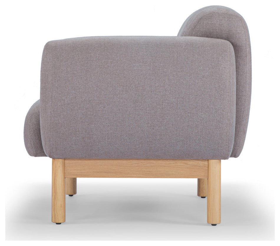 Metro, Tulum Accent Chair, Dark Brown