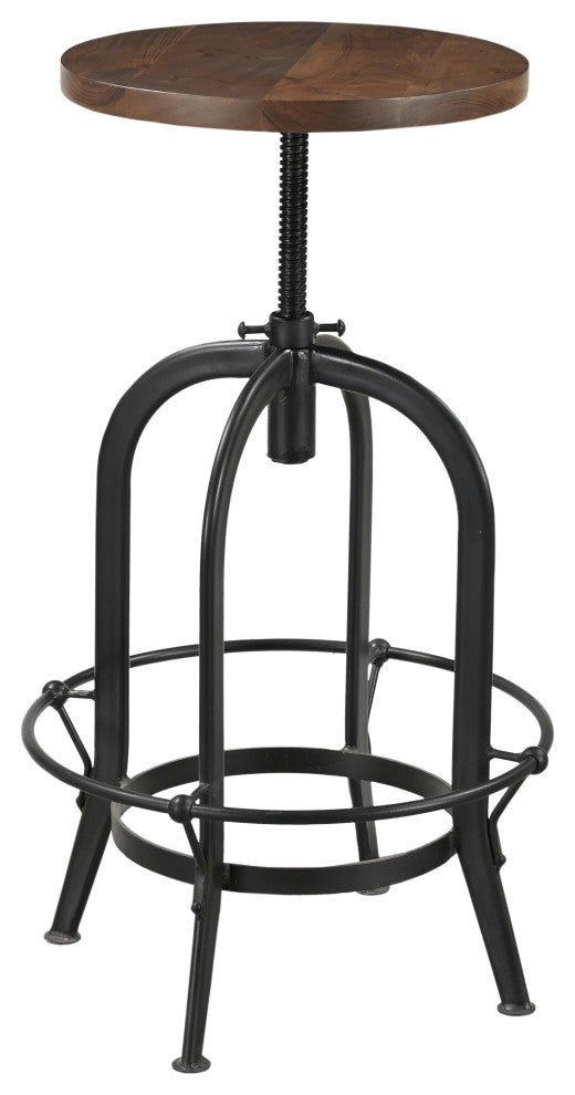 Kaylie Adjustable Height Wood Stool