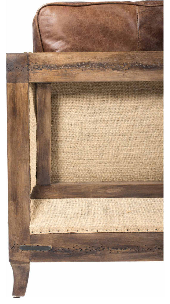 Darlington Sofa Grazed Brown Leather