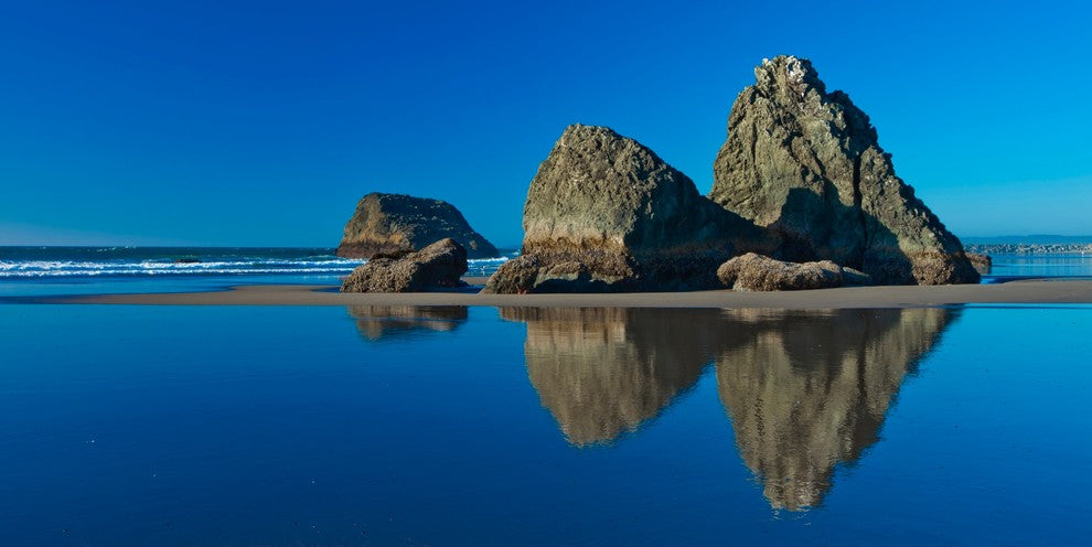 Zen Rocks, Canvas Giclee, 40"x20"