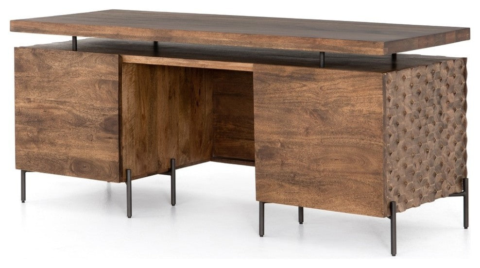 Raffael Desk-Antique Brown
