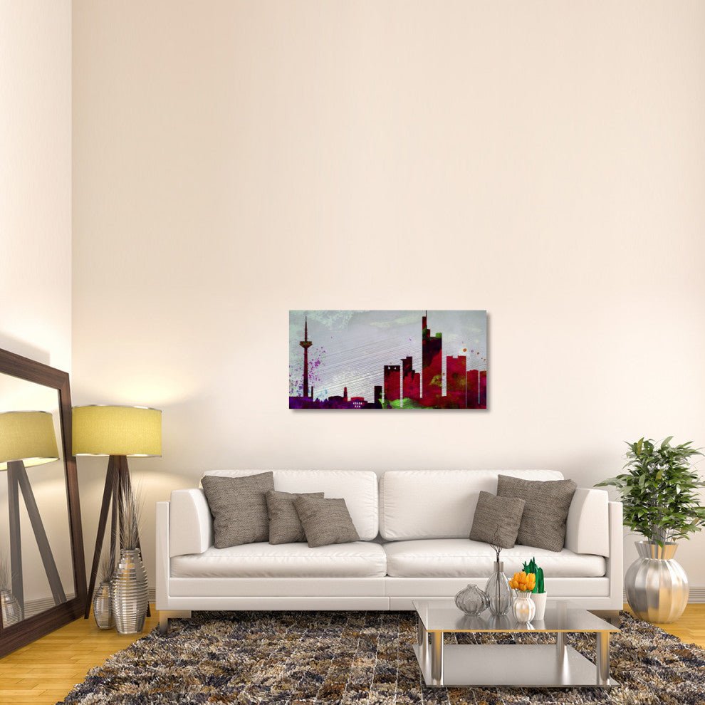 "Frankfurt City Skyline" Fine Art Print