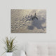 "Young sea turtle " Canvas Art, 30"x20"x1.25"
