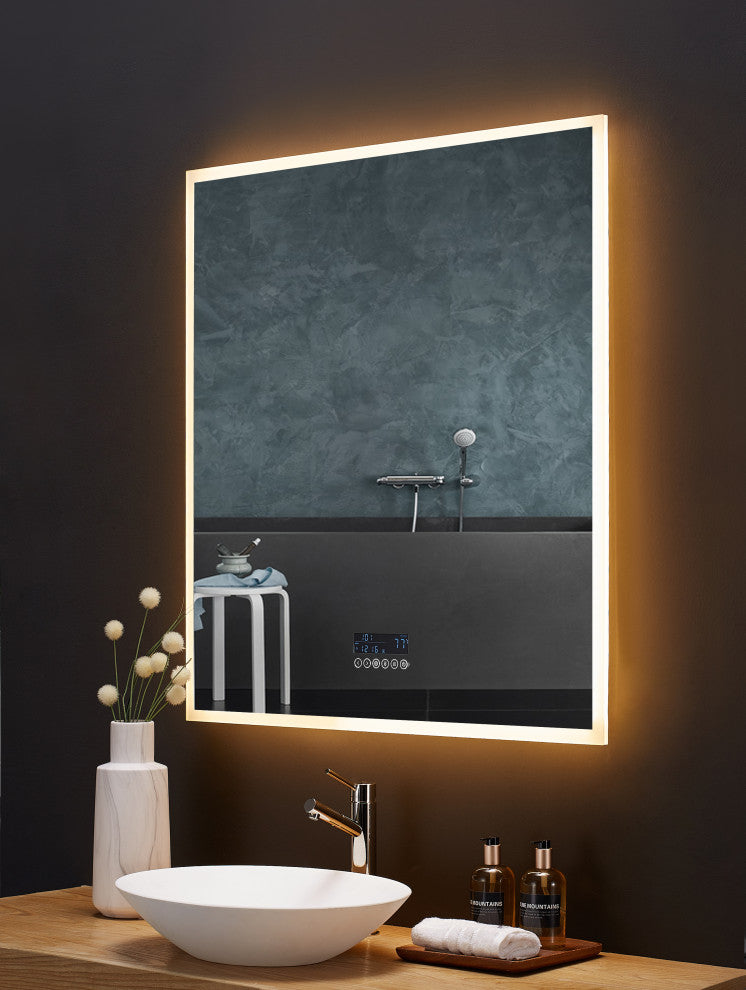 Immersion LED Frameless Mirror, 36"