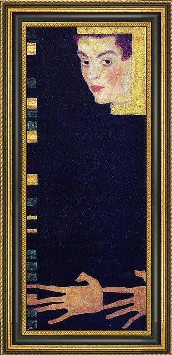 Egon Schiele Self Portrait Spread Fingers
