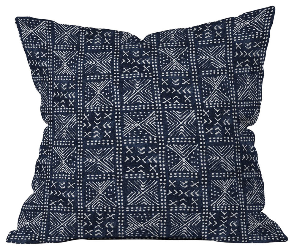 Dash And Ash Just Moody Throw Pillow, 18"x18"