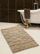 Bath Rug Cotton, GSF 200, Pattern Pebbles, Beige, 50"x30"