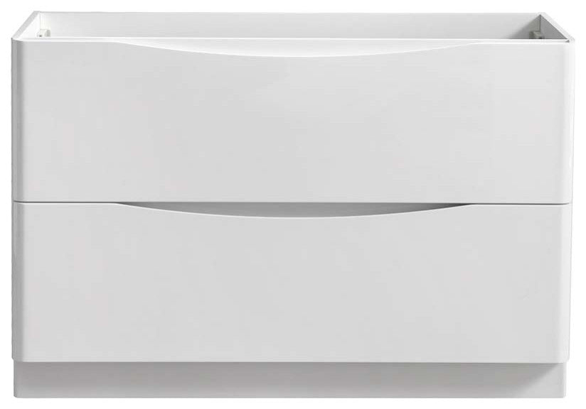 Fresca Tuscany 48" Gloss White Double Sink Cabinet