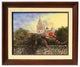 Cathedral San Miguel, View From Del Cardo. Mexican Oil Painting