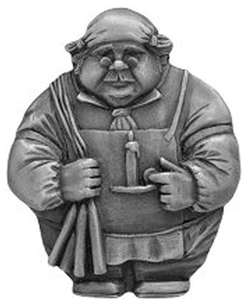 Candlestick Maker Magnet, Antique Pewter