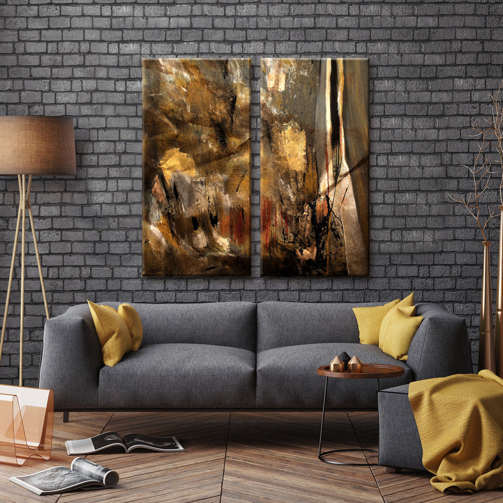 Ready2Hangart 'Etabx I' 2-Piece Abstract Oversized Canvas Wall Art Set
