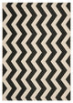 Safavieh Courtyard Cy6245-256 Black, Beige Area Rug, 4'0" X 5'7"