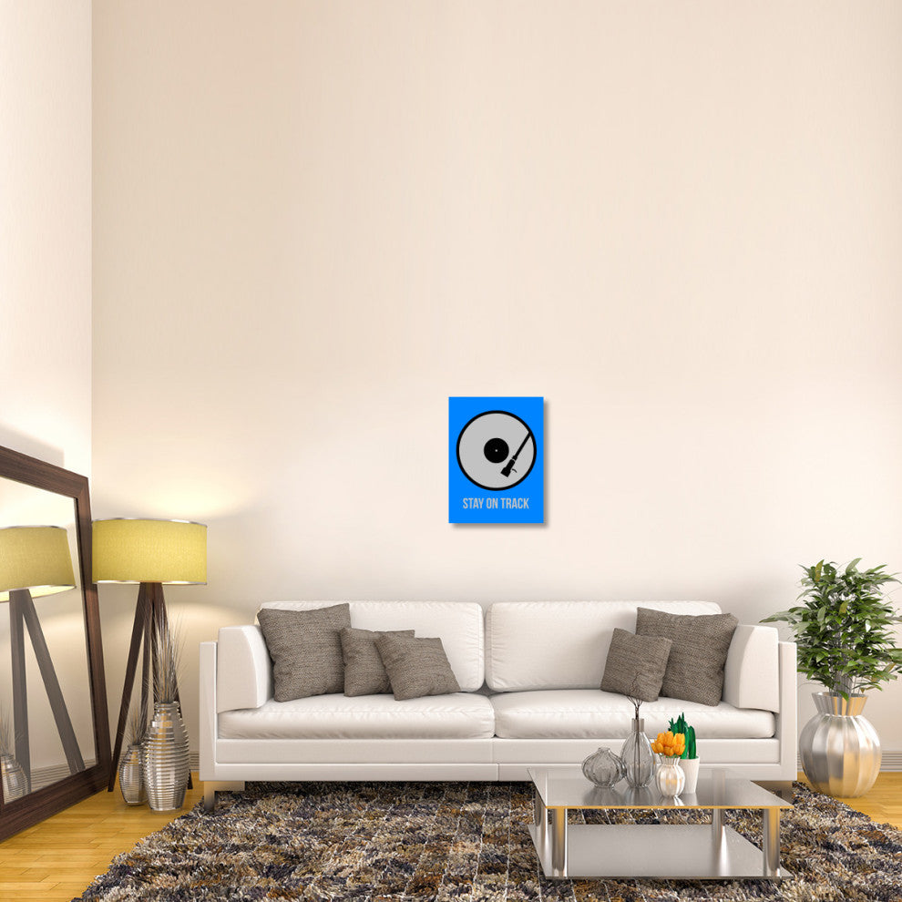 "Stay On Track Vinyl Poster 2" Fine Art Print
