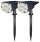 Smart LEDs Spotlights, IP67 Waterproof Powered Wall 2-in-1 Wireless 2-Pack