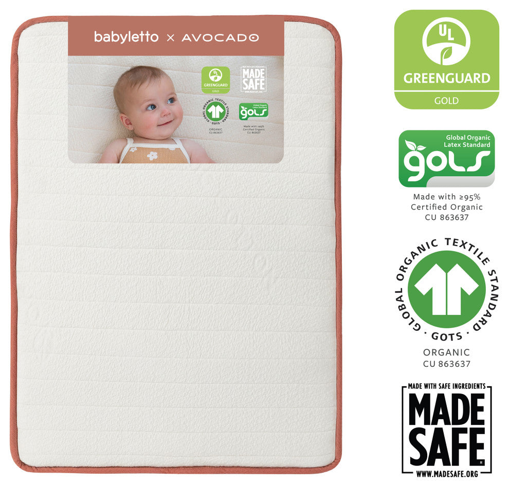 babyletto x Avocado Organic Mini Crib Mattress