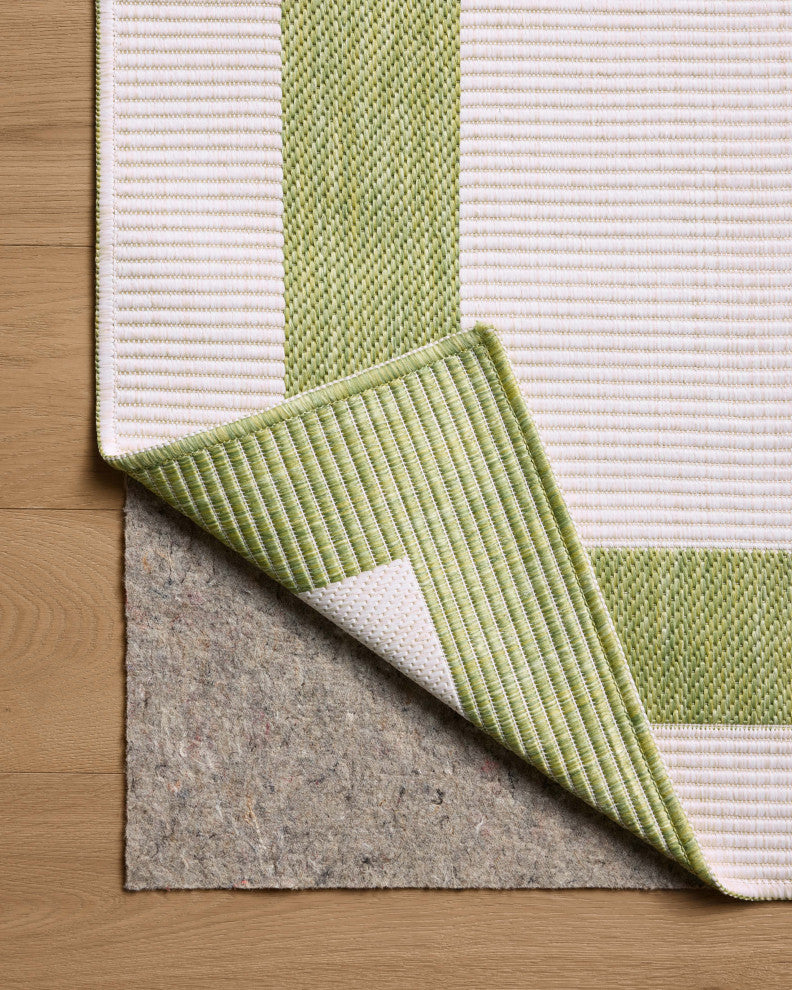 Loloi Easton Green / Ivory 8'-6" x 11'-6" Area Rug
