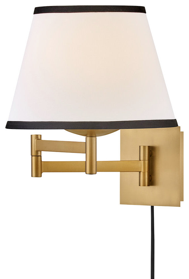 Hinkley Sonia Medium Task Light Sconce, Lacquered Brass