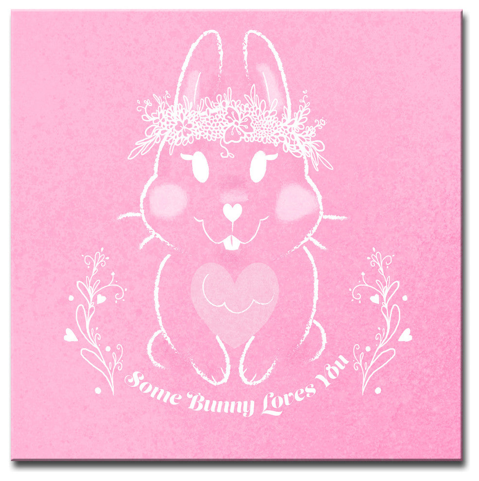Ready2HangArt 'Some Bunny Loves You' Canvas Art, (Xs) 12" Hx12" W